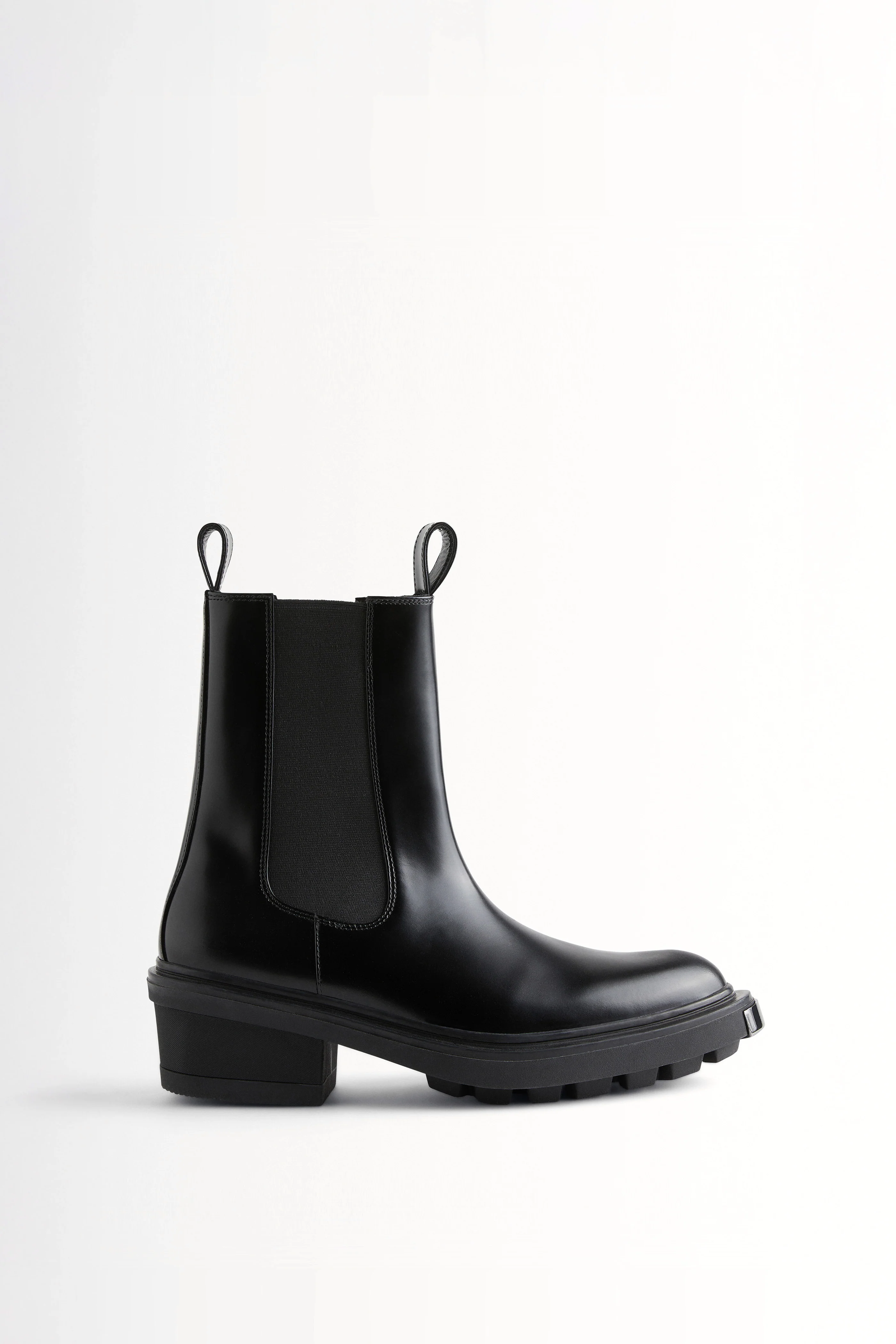 Black Leather Footwear